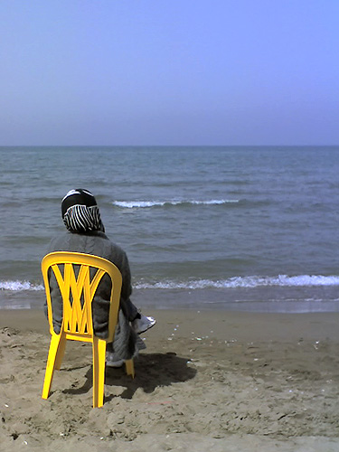 Woman by the Caspian Sea
